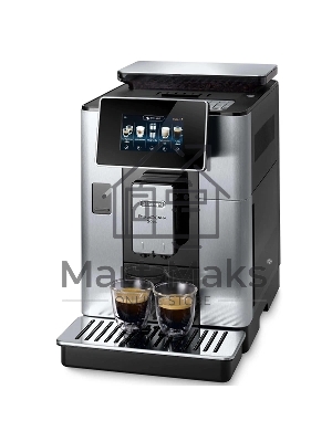 Кофемашина DeLonghi ECAM 610.75.MB металлик/черный, исп. кофе - зерновой/молотый, 2.2 л, 1450 Вт, 19 Бар