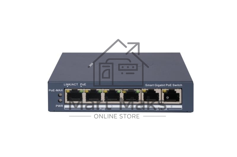 Коммутатор Hikvision DS-3E1506P-EI 8x1Гбит/с управляемый