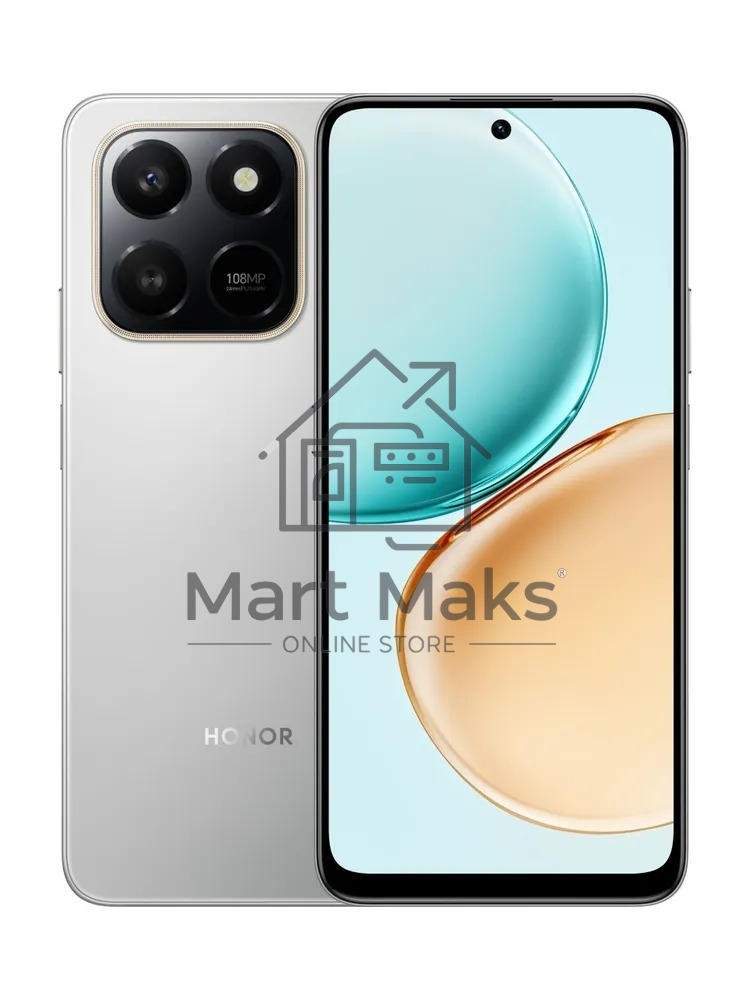 Смартфон HONOR X7d 8/256Gb серебристый