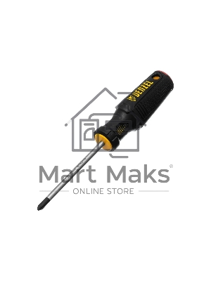 Отвертка Denzel PH2х100 мм, S2, 3к рукоятка