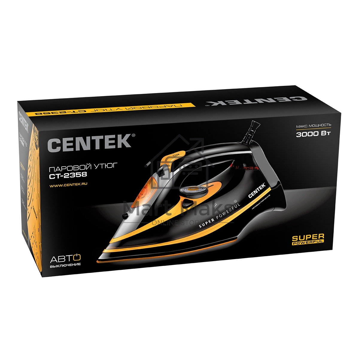Утюг Centek CT-2358 желтый