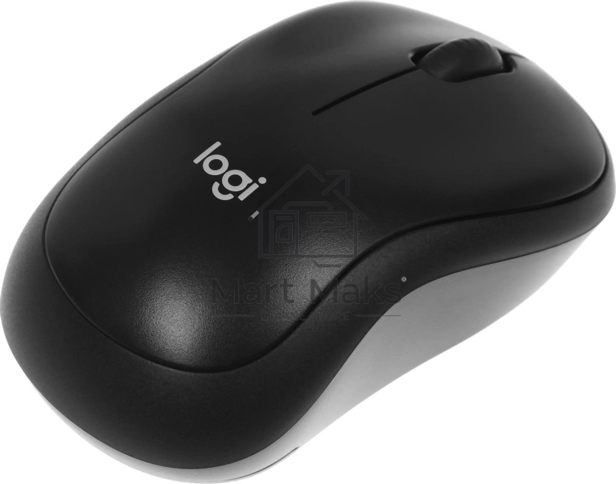 Мышь беспроводная Logitech B220 Silent черный, 1000 dpi, радиоканал, USB, кнопки - 3