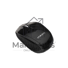 Мышь беспроводная Maxvi MWS-04 черный, 4 кнопки, 1600 dpi