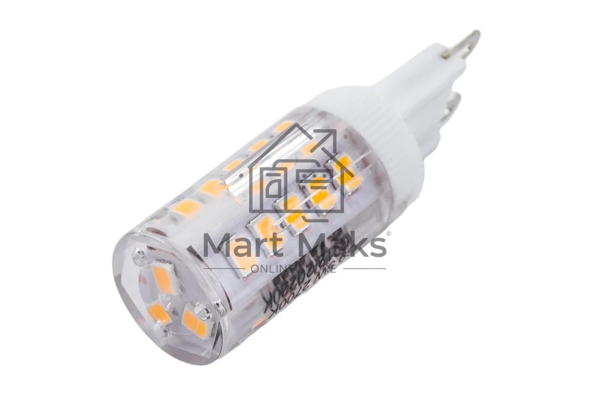 Лампа светодиодная JazzWay PLED-G9 5Вт капсульная 2700К тепл. белый G9 320 лм 220-230В