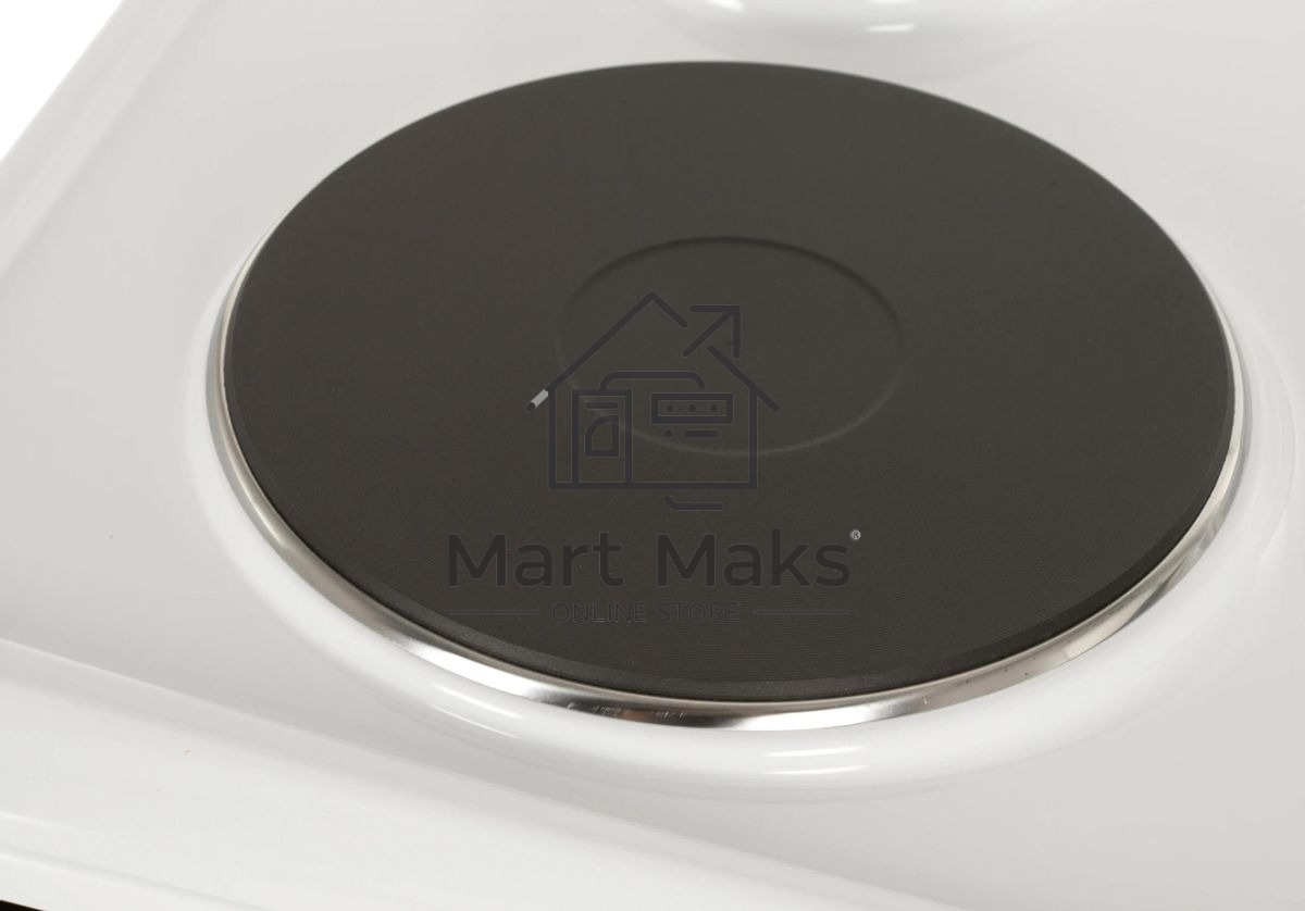 Плита электрическая Hansa FCEW63010 белый, конфорок 4 шт, духовка 69 л, 60 см x 85 см x 60 см