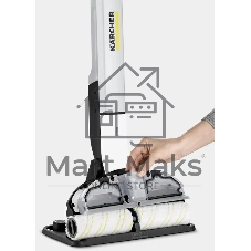 Электрошвабра Karcher EWM 2 белый/серый, питание от аккумулятора, уборка влажная, пылесборник 0.36 л