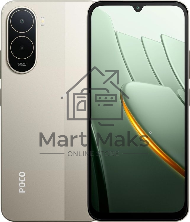 Смартфон Poco C81 Pro 4/128Gb золотистый