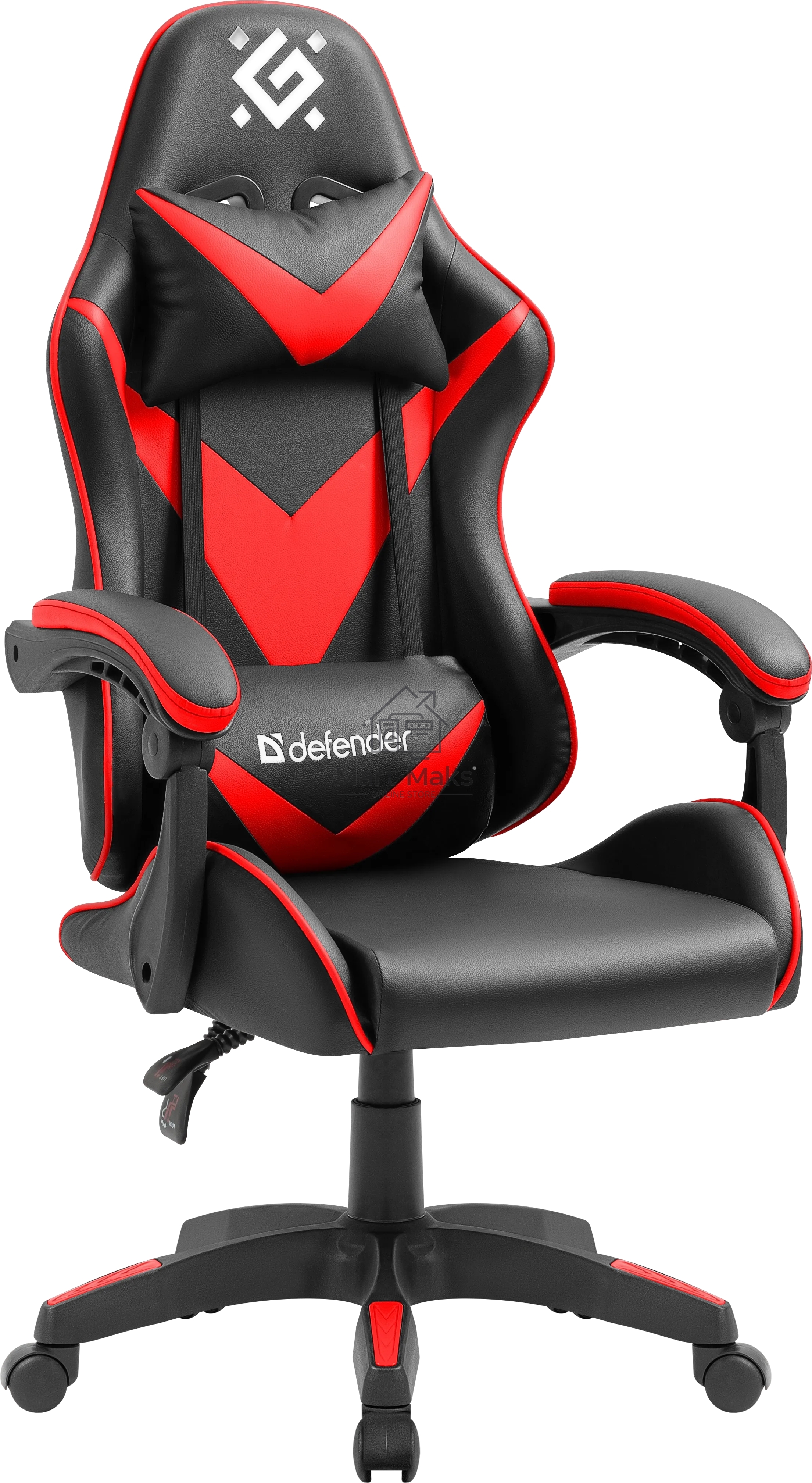 Кресло игровое Defender XCOM BLACK/RED PU