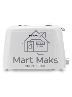 Тостер Maxwell MW-1504 W, белый 750 Вт,пластиковый корпус.