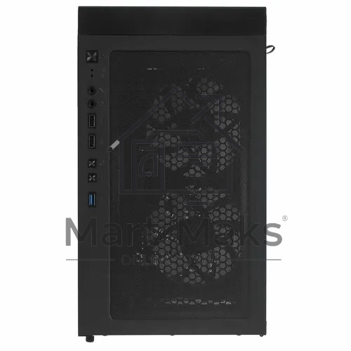 Компьютерный корпус Montech X3 GLASS, без БП, ATX 6x120mm 2xUSB3.0 1xUSB3.1 audio bott PSU, черный