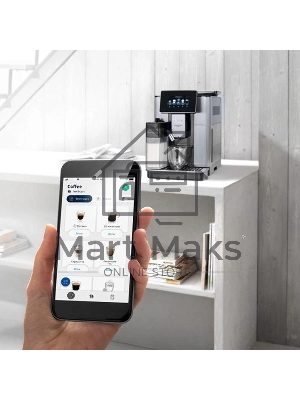 Кофемашина DeLonghi ECAM 610.75.MB металлик/черный, исп. кофе - зерновой/молотый, 2.2 л, 1450 Вт, 19 Бар