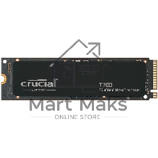 Накопитель SSD Crucial T700 2Tb CT2000T700SSD3, M.2, PCI-E 5.0 x4, TLC 3D NAND R/W - 12400/11800Mb/s