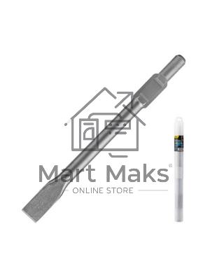 Долото плоское Deli DH-HBZ35410-E1 HEX30, 30*410*35мм, 40Cr