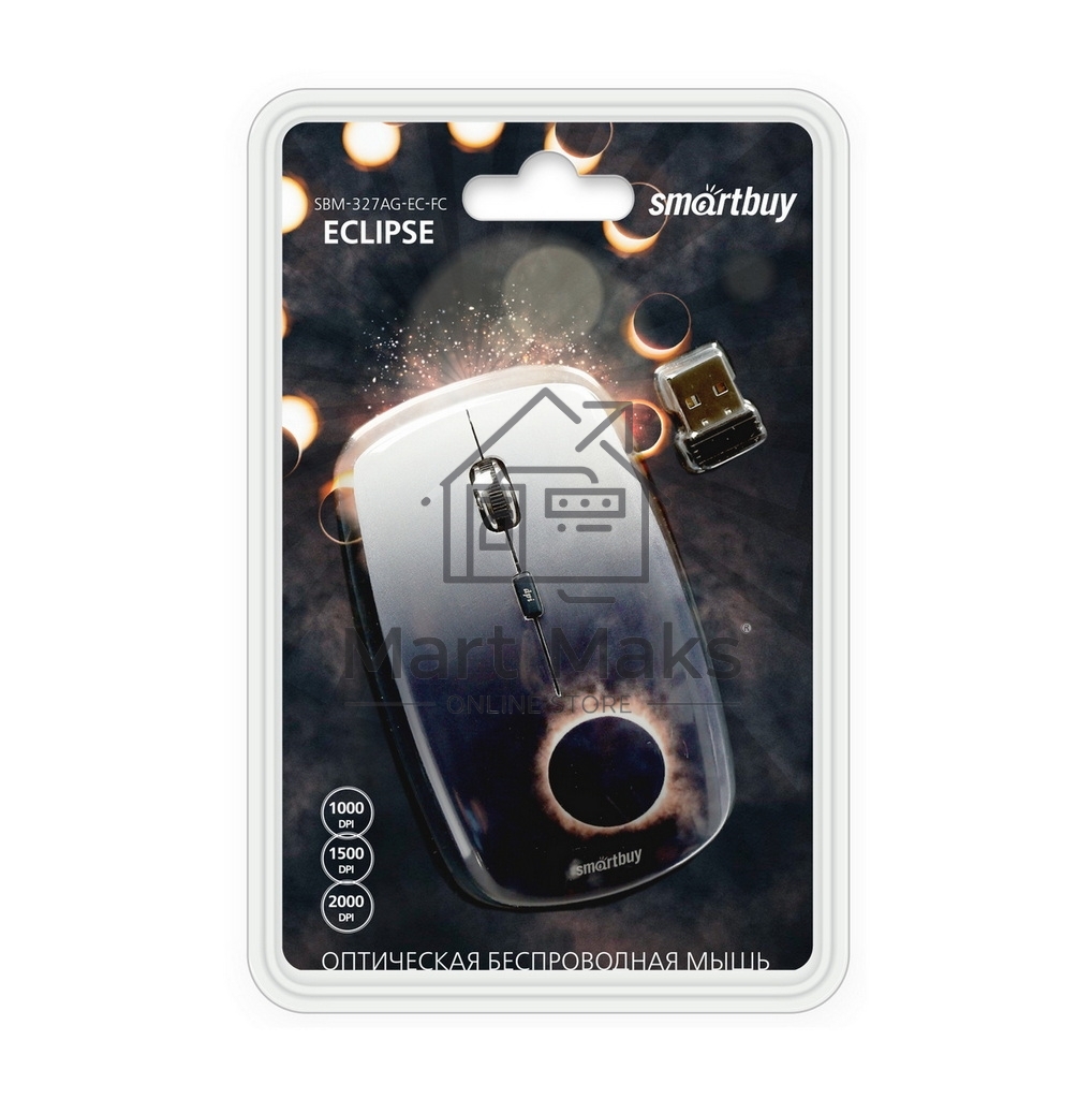 Мышь беспроводная Smartbuy (SBM-327AG-EC-FC) 327AG ECLIPSE