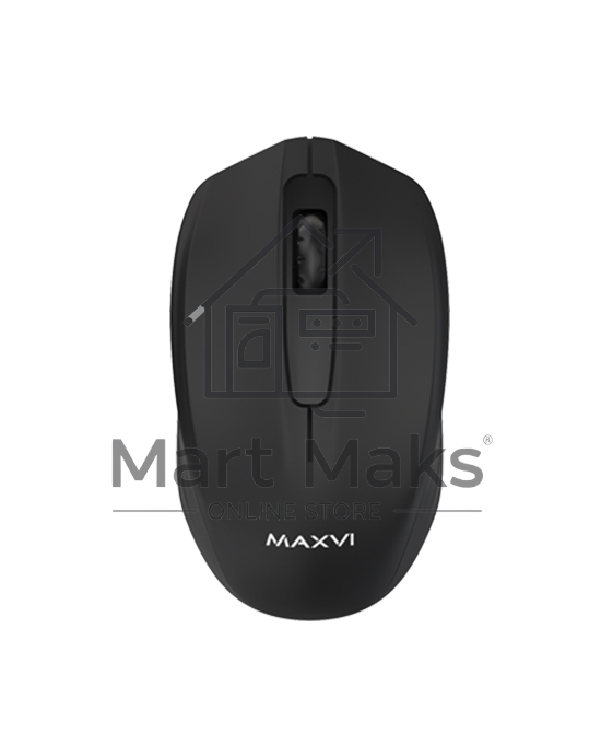 Мышь беспроводная Maxvi MWS-05 черный, 3 кнопки, 1000 dpi
