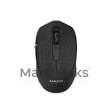 Мышь беспроводная Maxvi MWS-05 черный, 3 кнопки, 1000 dpi