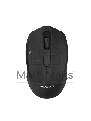 Мышь беспроводная Maxvi MWS-05 черный, 3 кнопки, 1000 dpi