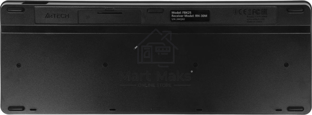 Комплект клавиатура+мышь A4Tech FStyler FB2535C беспроводной, USB + Bluetooth, 2000 DPI, черный