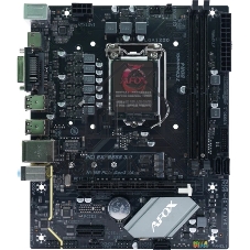 Материнская плата AFOX IH410D4-MA-V2, LGA 1200, Intel H410, 2xDDR4, 3xSATA, 1xM.2, 1xPCIe 3.0 x16, 1xPCIe 3.0 x1, 1xVGA, 1xDVI, 1xHDMI, 1x1Gb LAN, 2xUSB-A 5Gbps, 4xUSB-A 2.0, 5.1, mATX