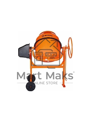 Бетономешалка Вихрь БМ-18АП (74/1/19) 800 Вт, 180 л, полиамидный венец, 32 об/мин