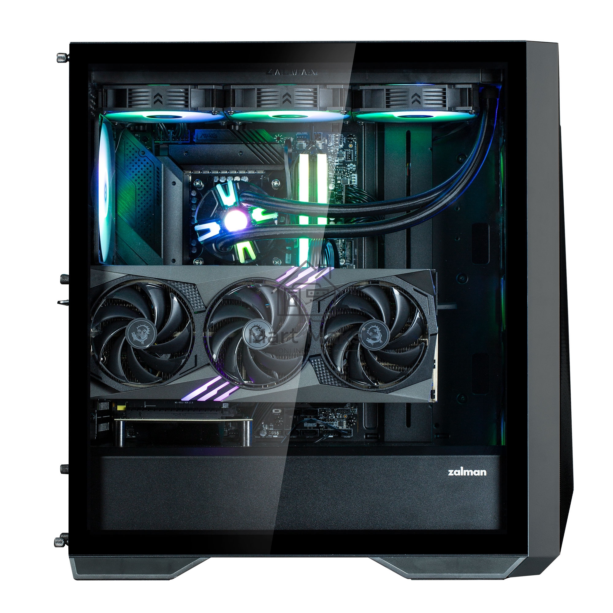 Компьютерный корпус MidiTower Zalman Z9 Iceberg MS black EATX (Zalman Z9 Iceberg MS) (без блока питания)