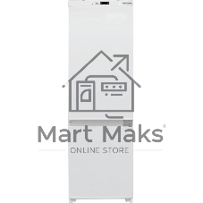 Встраиваемый холодильник Hyundai HBR 1784 2-хкамерн. белый