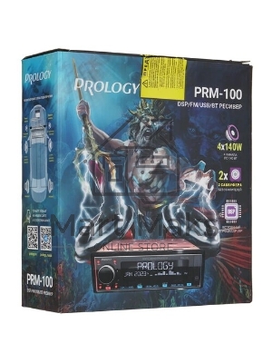 Автомагнитола Prology PRM-100 1DIN 4x140Вт