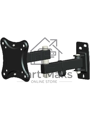 Кронштейн для телевизора Hama Fullmotion черный 10