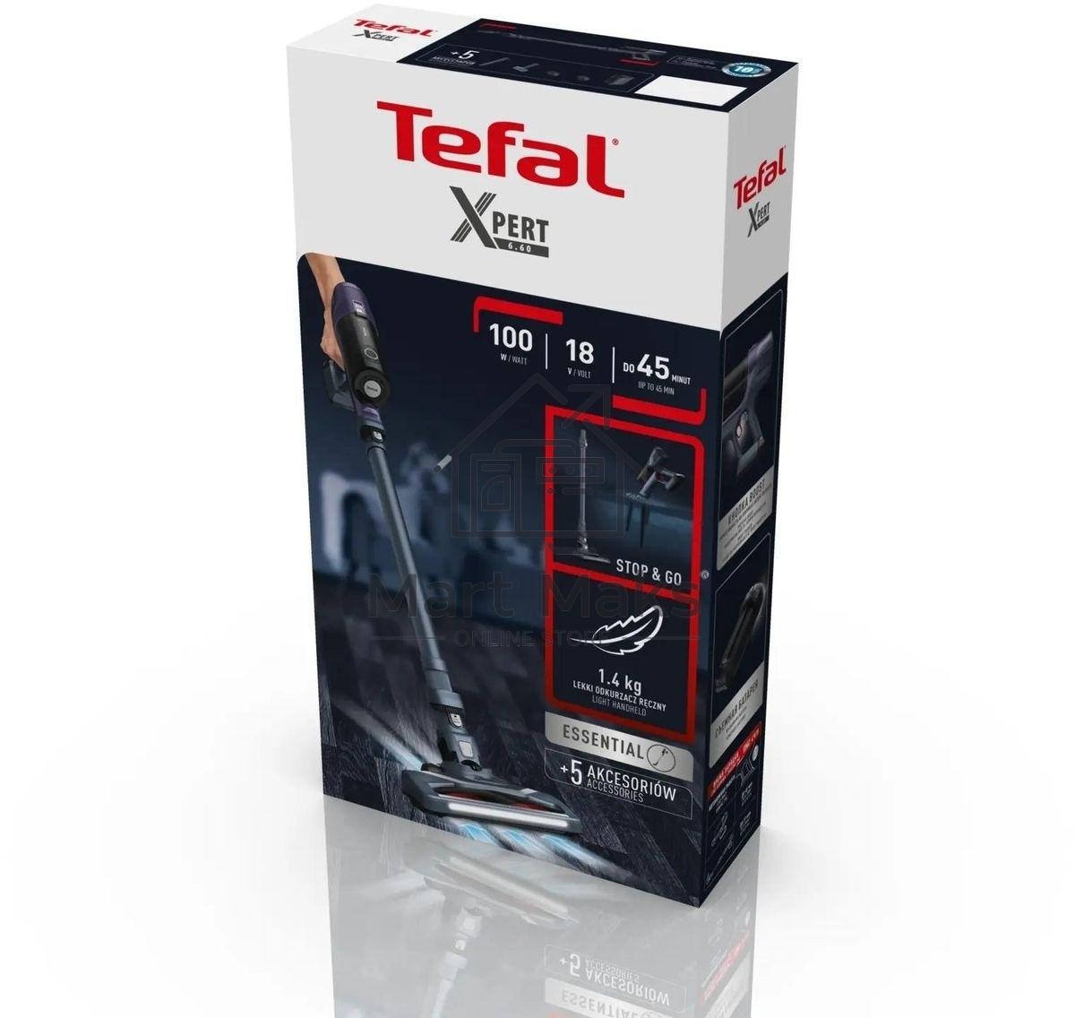 Пылесос Tefal TY6838WO, серый/фиолетовый