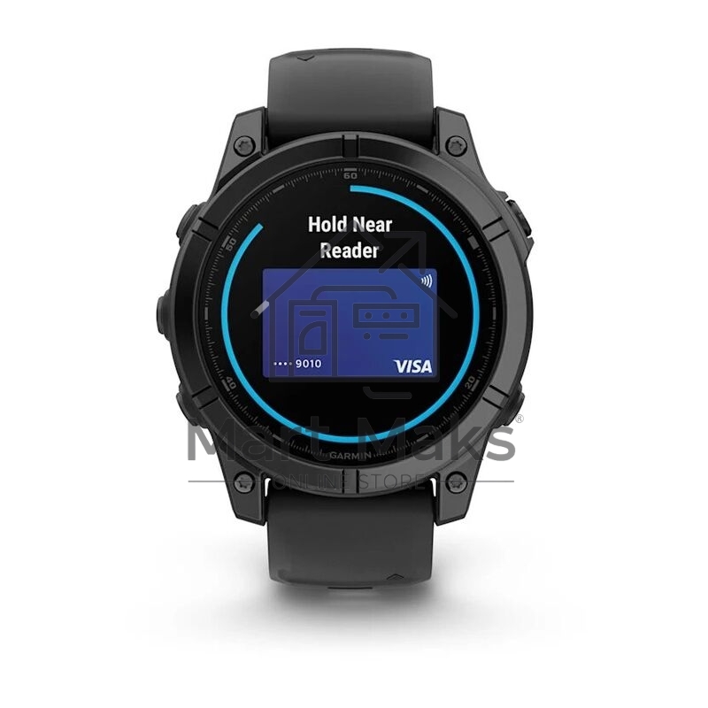 Смарт-часы Garmin Fenix E AMOLED темно-серый, черный 47мм