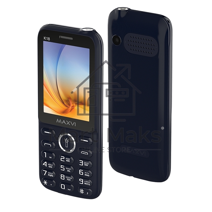 Мобильный телефон Maxvi K18 синий