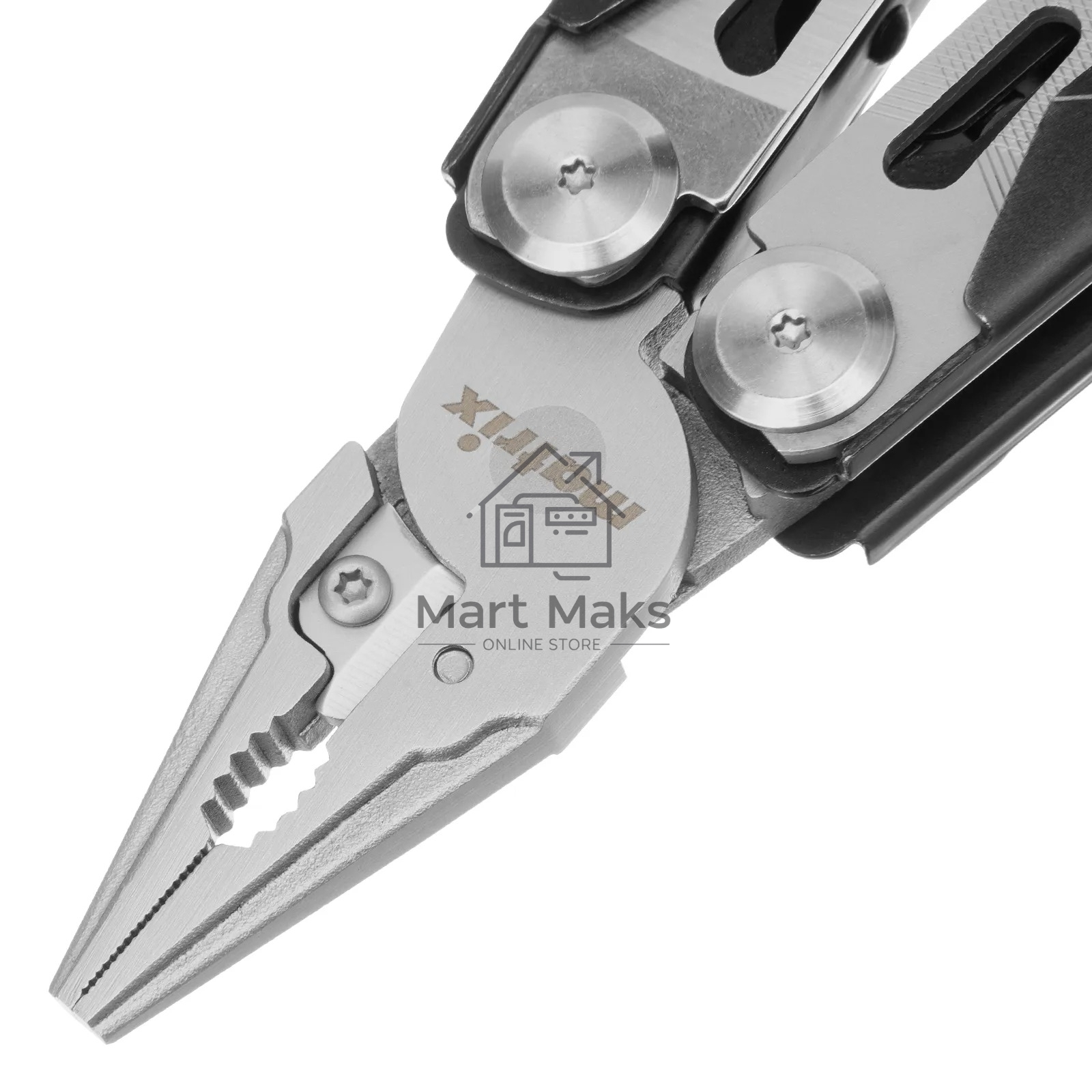 Мультитул MATRIX, 15 функций, авторазжим, в чехле, 160 мм 17627