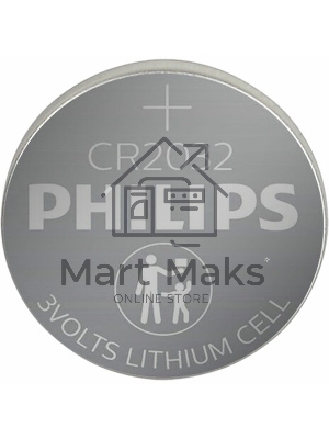 Элемент питания литиевый CR2032 (блист. 2шт) Philips Б0062716