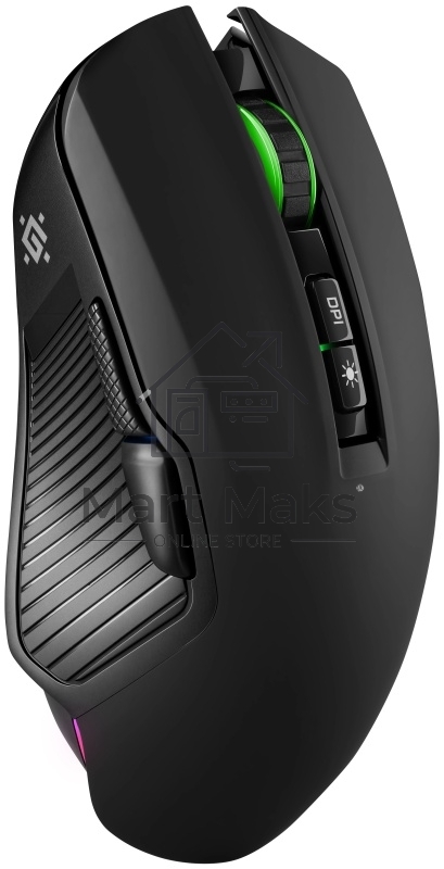 Мышь беспроводная/проводная Defender Whisper GM-209 черный, 7200 dpi, радиоканал, Bluetooth, USB, кнопки - 8