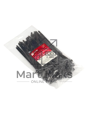 Хомут EKF plc-cb-7.2x200 нейлоновый черный (7,2х200) (100шт.) EKF Basic