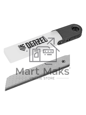 Лезвия Denzel 18 мм, сталь SK5 - 0,5 мм, многосегментные, 10 штук
