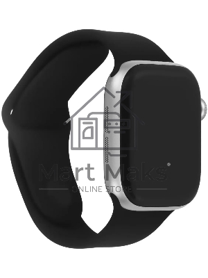 Смарт-часы Apple Watch Series 11 A3331 42мм OLED корп.серый космос Sport Band рем.черный разм.брасл.:M/L (MEQX4LW/A)