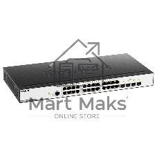 Коммутатор D-Link DGS-3000-28L/B1A, 24×1 Гбит/с + 4×1 Гбит/с SFP, управляемый