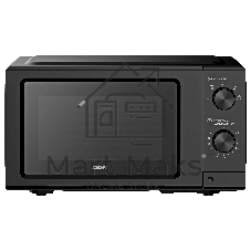 Микроволновая печь BBK 20MWS-730M/B черный, 20 л, 700 Вт, переключатели — поворотный механизм