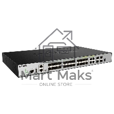 Коммутатор D-Link DGS-3630-28SC/A2ASI, 4×1 Гбит/с + 20×1 Гбит/с SFP + 4×10 Гбит/с SFP+, управляемый