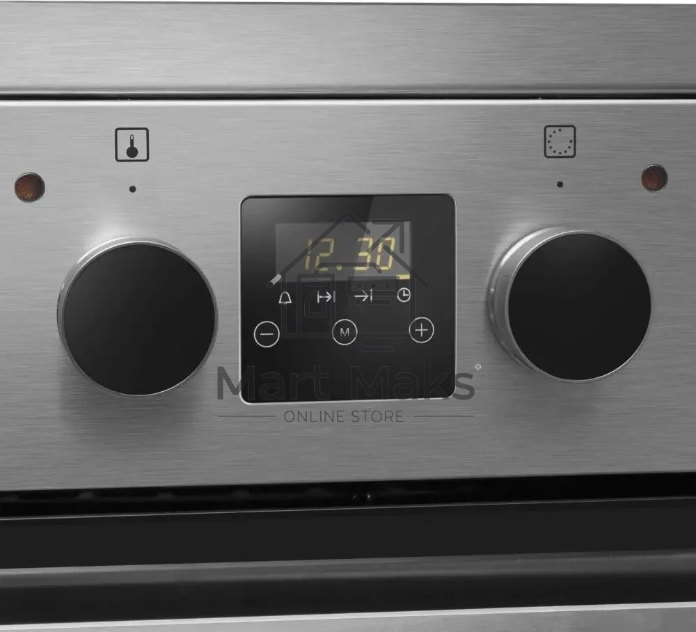 Плита электрическая Maunfeld MEC55CS08D серебристый, конфорок 4 шт, духовка 60 л, 50 см x 85 см x 60 см