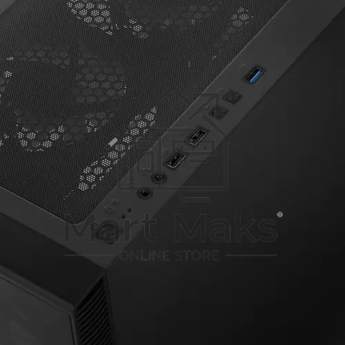 Компьютерный корпус Montech X3 GLASS, без БП, ATX 6x120mm 2xUSB3.0 1xUSB3.1 audio bott PSU, черный