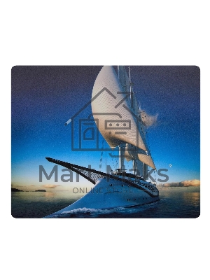 Коврик для мыши Buro BU-R51753 рисунок/яхта