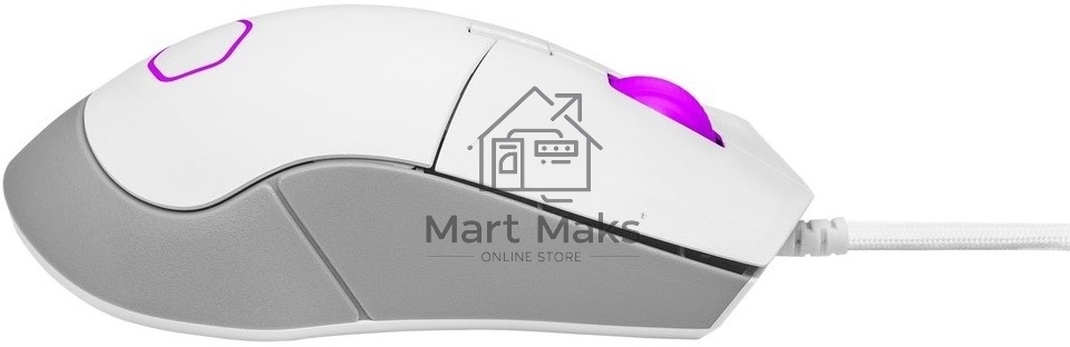 Мышь проводная Cooler Master MM-310-WWOL1 белый, 12000 dpi, USB Type-A, кнопки - 6