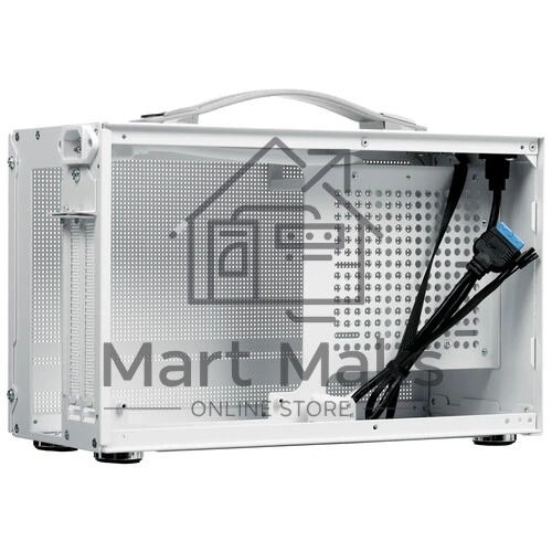 Компьютерный корпус  PCCooler I100 PRO MESH WH, Mesh Compact, белый, SPCC, no fans ITX 60/300/SFX PSU support; 1x2.5