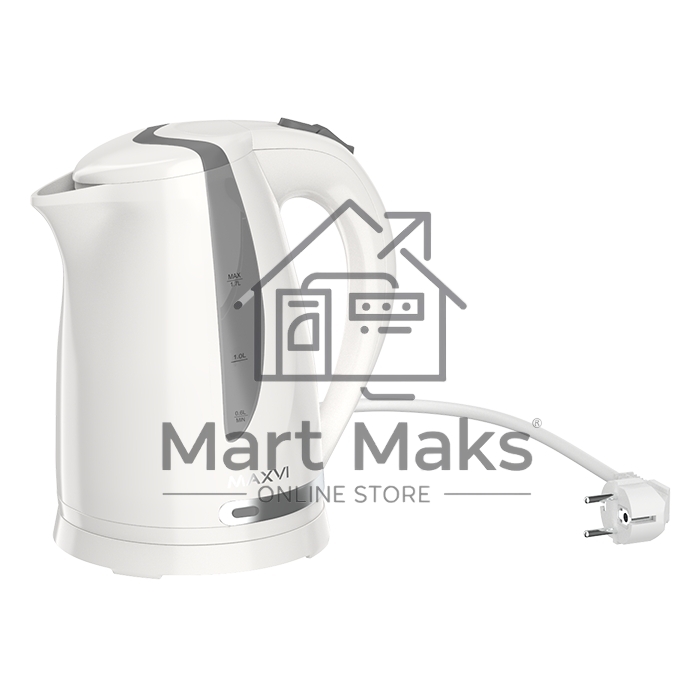 Чайник электрический MAXVI KE1701P белый-grey
