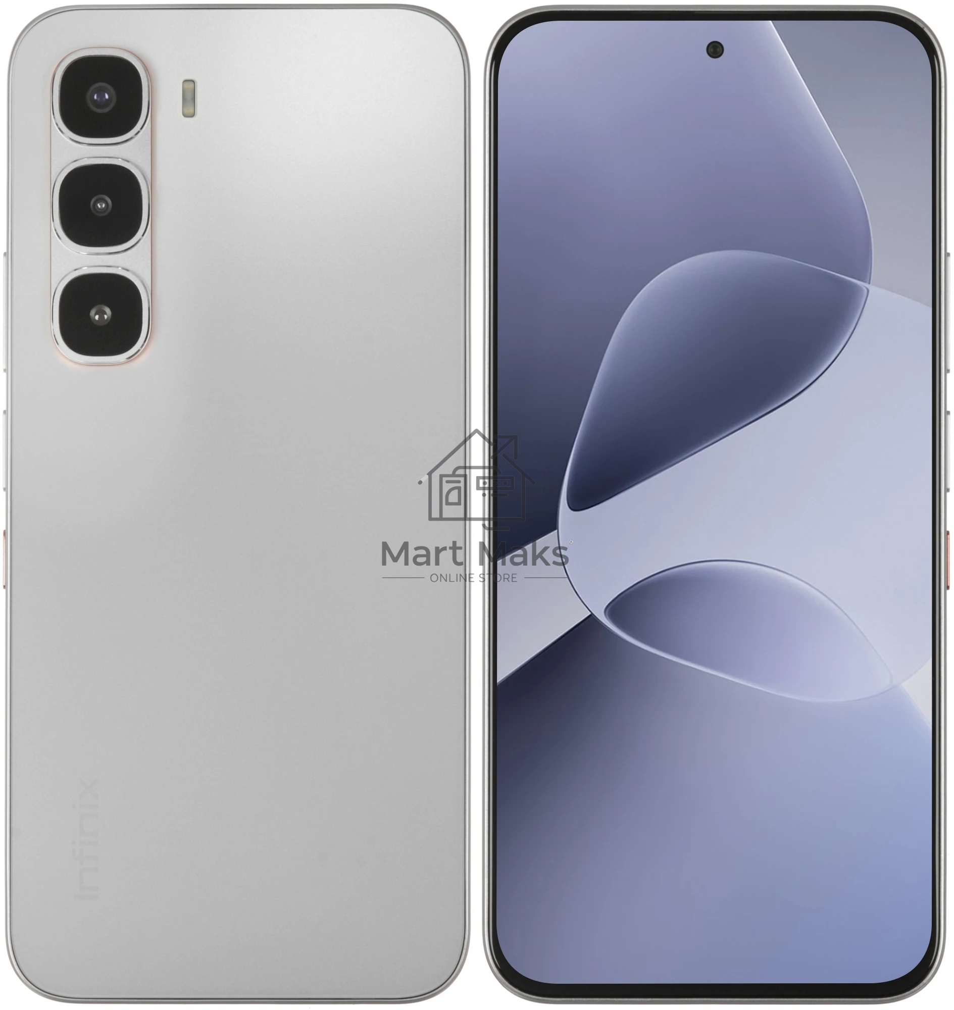 Смартфон Infinix Hot 60 Pro X6885 8/128Gb, серебристый титан