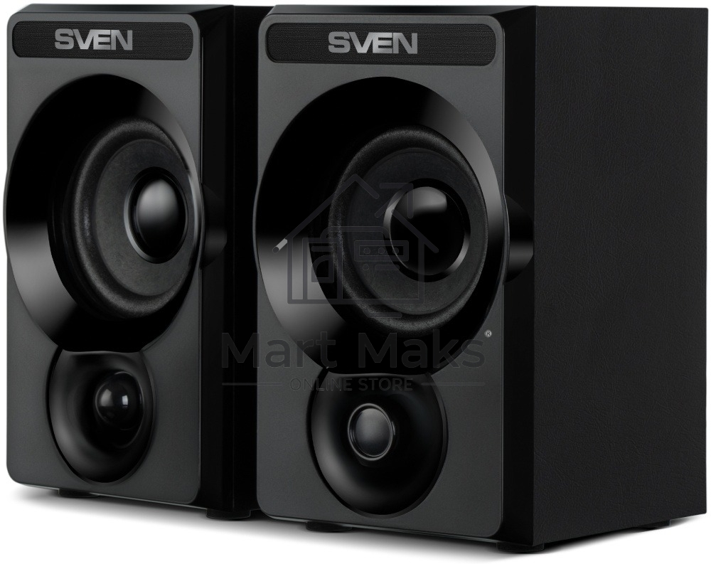 Акустическая система SVEN SPS-535, черный, акустическая система 2.0, USB, мощность 2x3 Вт(RMS)
