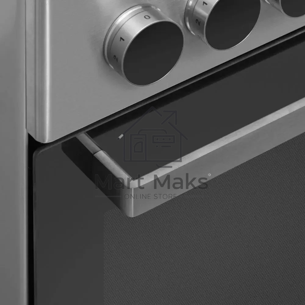 Плита электрическая Maunfeld MEC55CS08D серебристый, конфорок 4 шт, духовка 60 л, 50 см x 85 см x 60 см