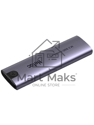 Внешний корпус для SSD Netac WH51 External SSD Case M.2 NVMe/SATA, with A to C cable, Aluminum